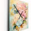 Retro Hydrangea Bouquet In Pink I - Hydrangea Very Large Wall Clocks-99638414