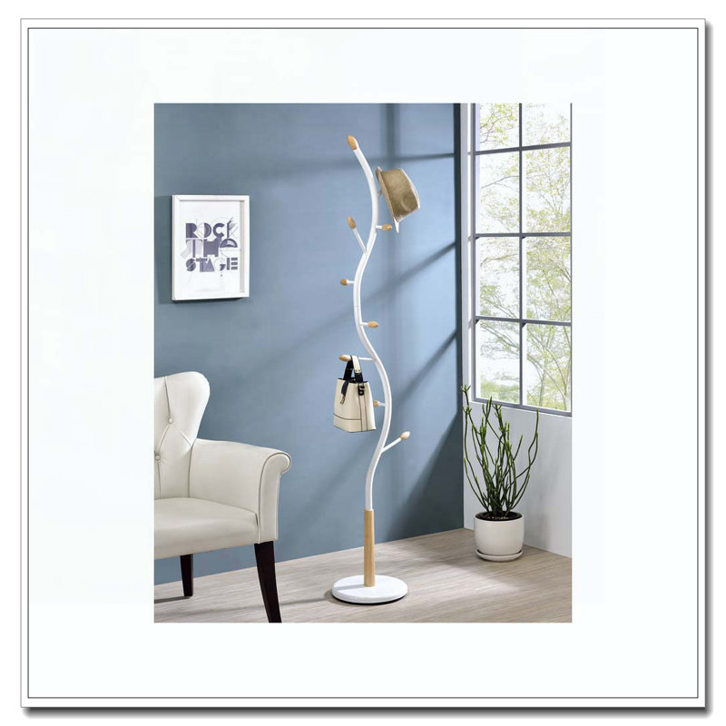 Portemanteau en métal, Blanc