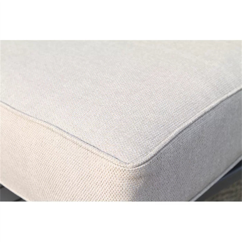 Fully Assembled Patio Chair With Soft Cushions For Comfortable And Durable Outdoor Seating, Espresso/Grey