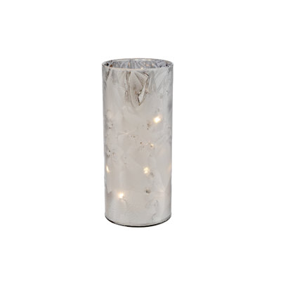 Support à DEL en verre cylindrique