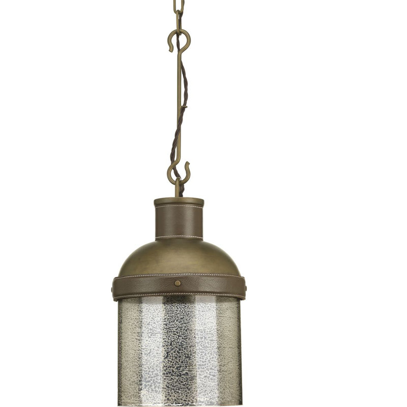 Luminaire suspendu cylindrique à 1 lumière Rockdance, Argent