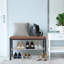 Banc de rangement pour chaussures 2 niveaux