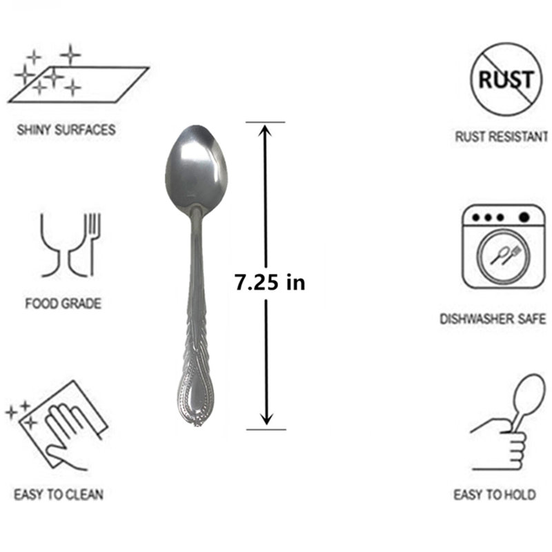 Cuillère à soupe en acier inoxydable Valliere