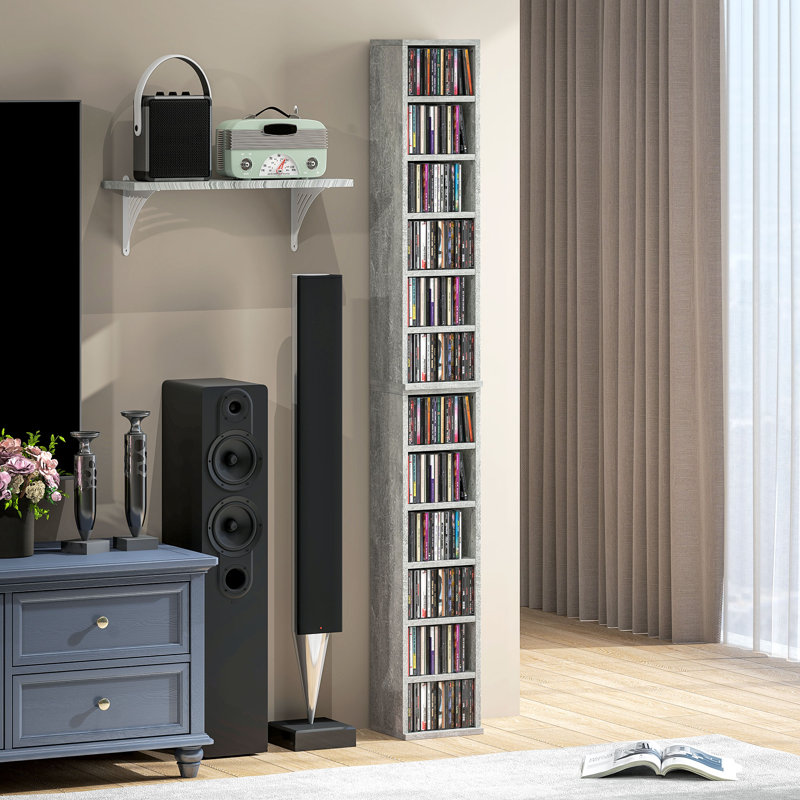 88.5cm H Media Shelves
