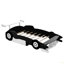 Lit plateforme pleine grandeur en forme de voiture de course avec roulettes-1581049007