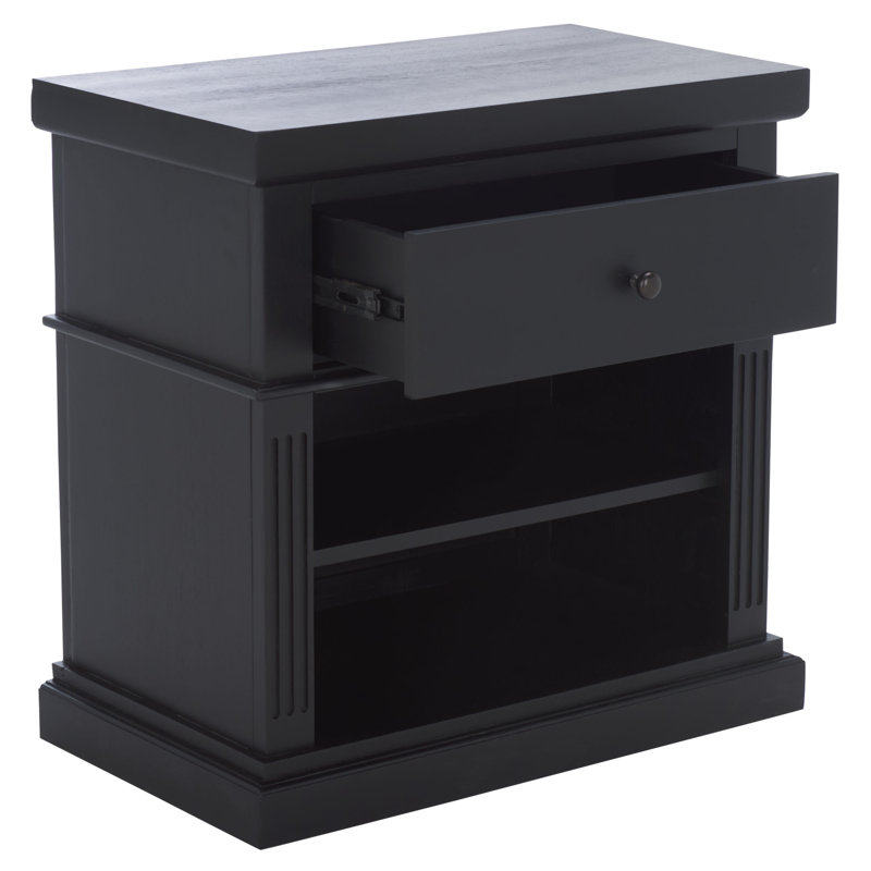 Table de chevet Ahasu, Noir