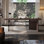 Bureau bruni + bois manufacturé rectangulaire transparent + acrylique avec 1 tiroir
