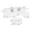 Canapé modulaire réversible en velours côtelé Camel-1773831372