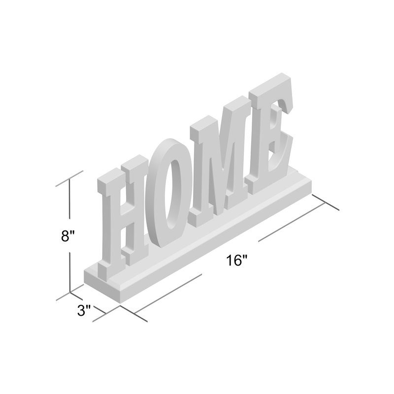 Text & Numbers Letter Block
