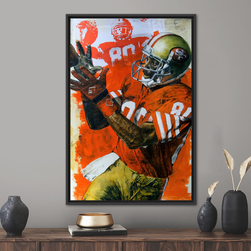 Print on Canvas, 35 cm H x 25 cm W, Black Floater Framed