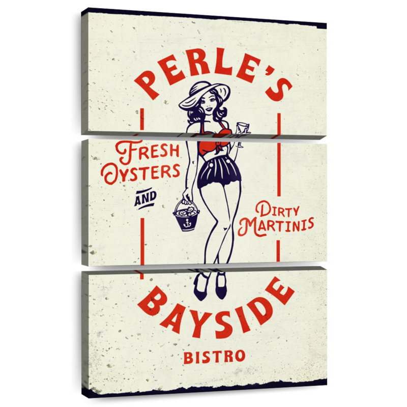 Tergel Oyster Tin Sign Style, 32'' H x 20'' W