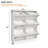 Jareth Modern Tipping Bucket Shoe Storage Cabinet with 6 Flip Drawers & Adjustable Shelf-128837882