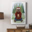 Toile tendue avec châssis Lumberjack Bear-1213673959