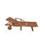 Venetta 190cm Long Reclining Eucalyptus Single Chaise