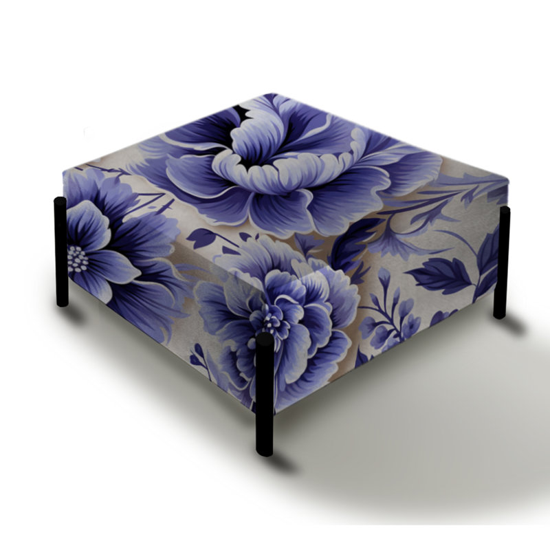 Paisley persan blanc et mauve lavande - Paisley
