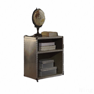 Table de chevet en aluminium avec port USB