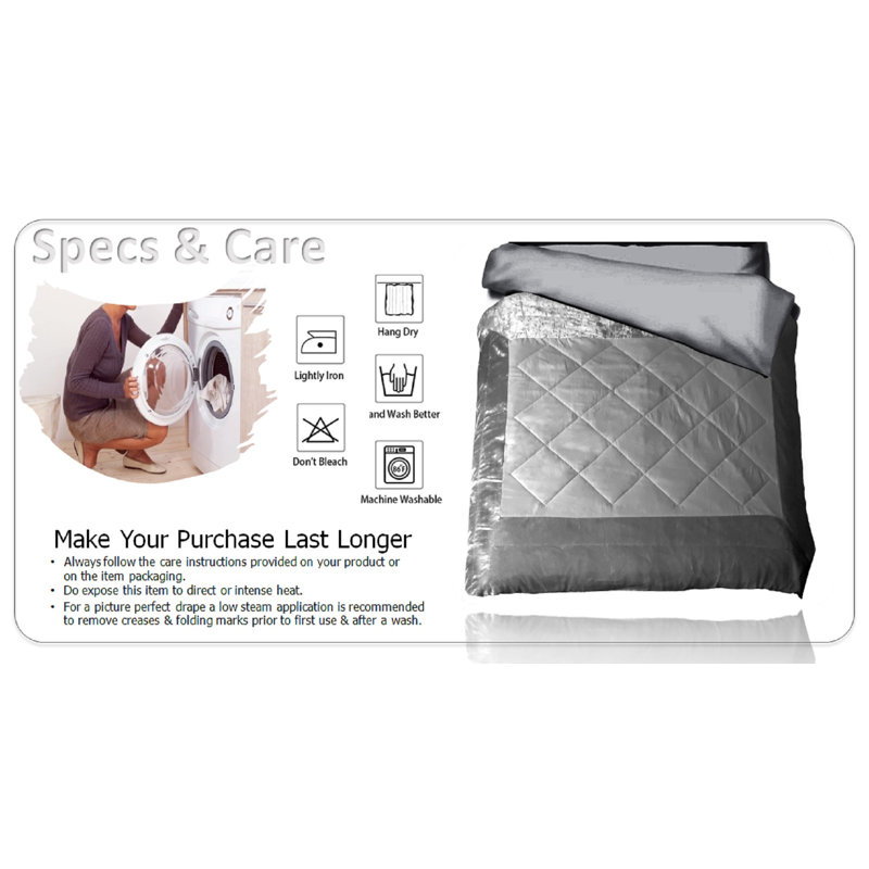 Nicolle Velvet Oxford Decorative Quilted Bedspread, Silver