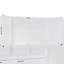 Lit escamotable simple avec placard, tiroirs et bureau