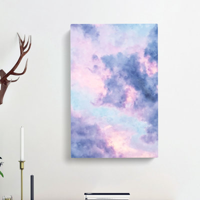 The Purple Clouds - Wrapped Canvas