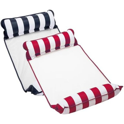 Ensemble de 2 flotteurs de piscine et hamac 4-en-1 Monterey