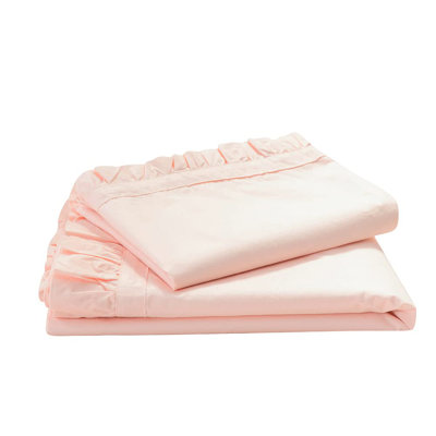 100% Cotton Sheet Set Ruffle Bed Sheets Soft French Country Vintage Bedding Set Aesthetic Farmhouse