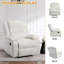 Fauteuil inclinable manuel en velours côtelé avec dossier à oreilles Ameiah-1928546626