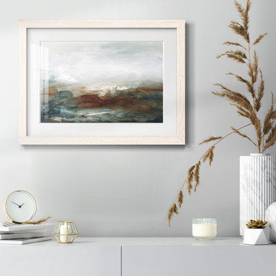 «Lingering Light IV», reproduction encadrée rustique avec tableau mat