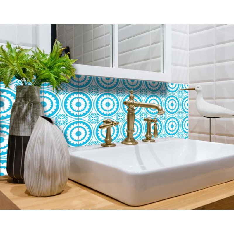 Carreau de mosaïque en vinyle Gerber, H 8 po x l 8 po x P 0,1 po