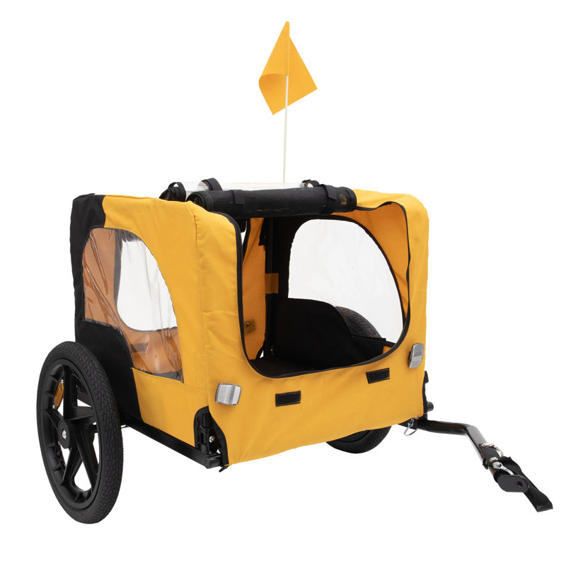 Chariot pour chien, Jaune