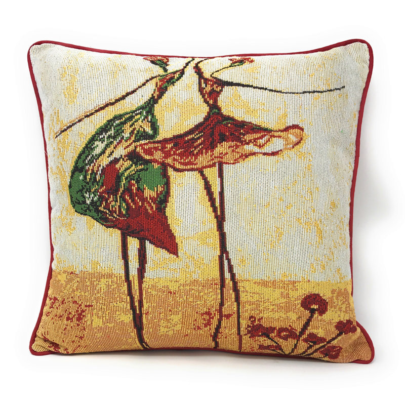 Embroidered Pillow Cover