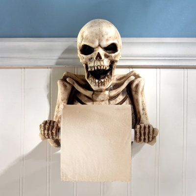 Skeleton Wall Mount Toilet Paper Holder