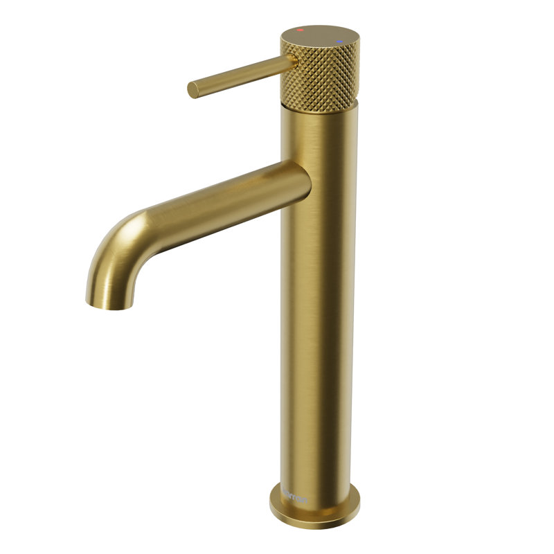 Robinet de salle de bain vasque avec bonde, Or brossé