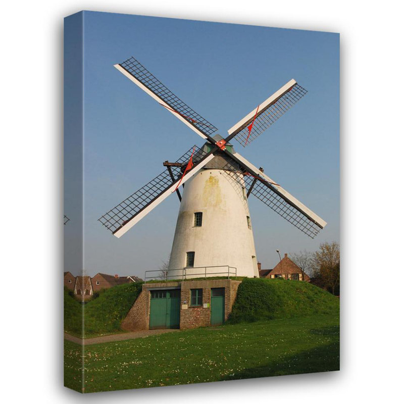 Moulin à vent en Belgique, H 18 po x l 12 po