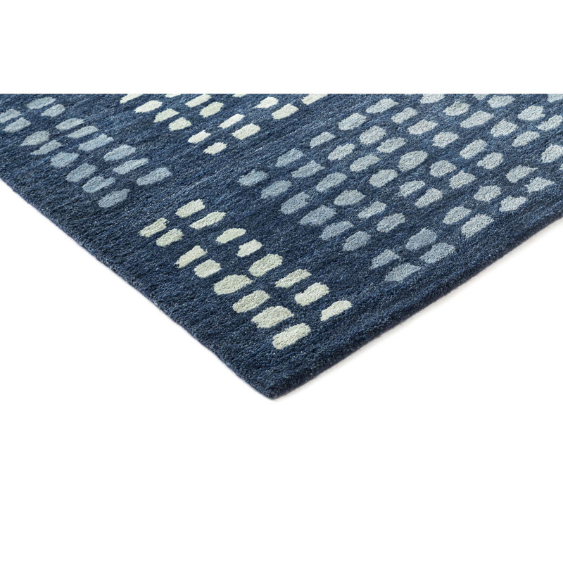 Hand Tufted Wool Pigment Indoor Area Rug, Rectangle 5' x 8'