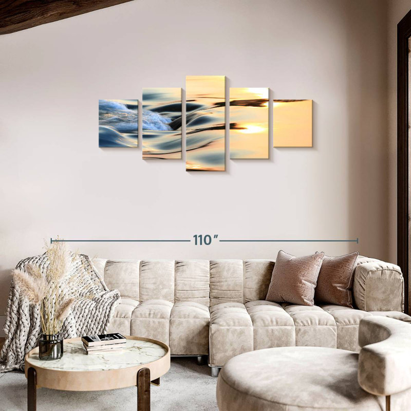 Flowing Water, 34" H x 74" W