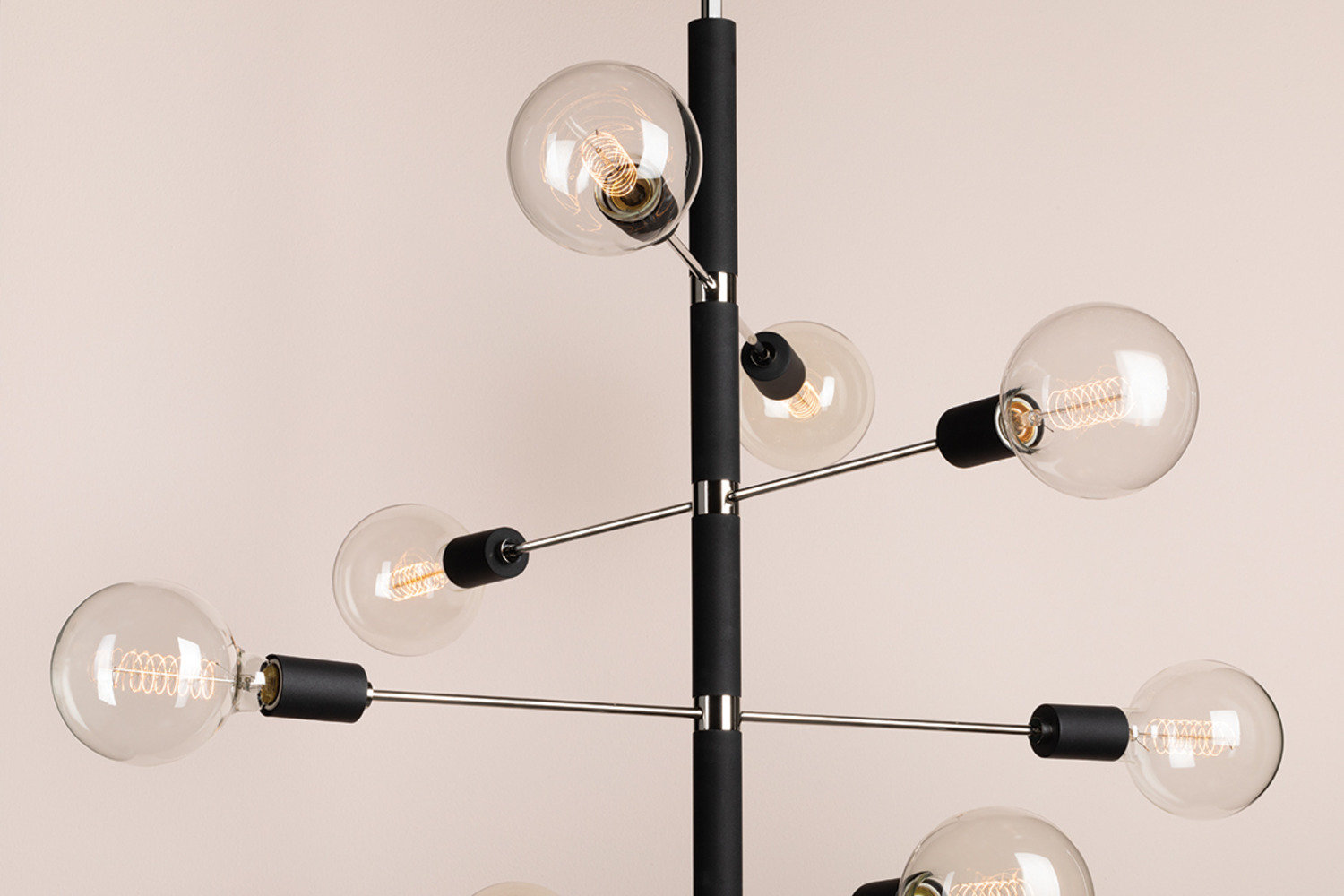 Christopher 8 - Light Sputnik Chandelier, Polished Nickel