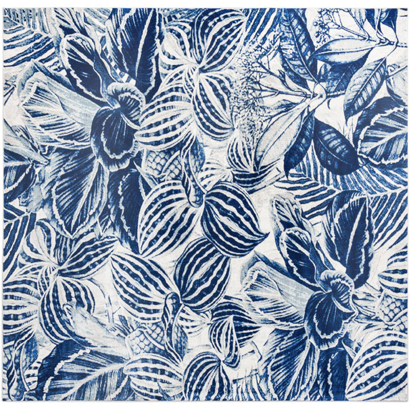 Herscher Floral Indoor Rug, Square 7'10"