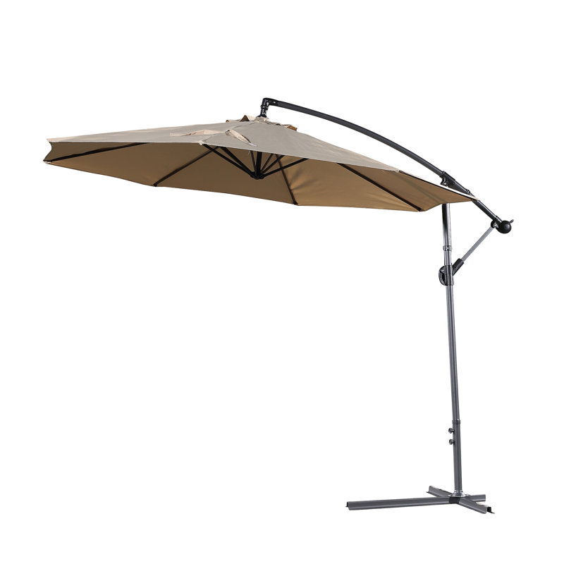 Parasol en porte-à-faux 115 "Senne, Moka