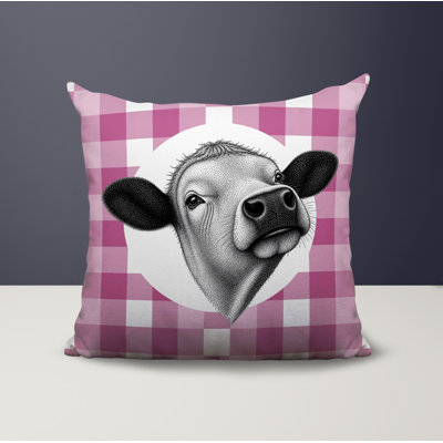 Cow Indoor/Outdoor Reversible Pillow
