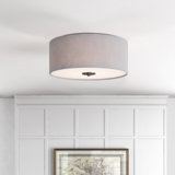 Lembrick Fabric Flush Mount