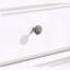 Commode moderne à 5 tiroirs avec glissières en métal lisse et dispositif anti-basculement - Blanc-1036356880