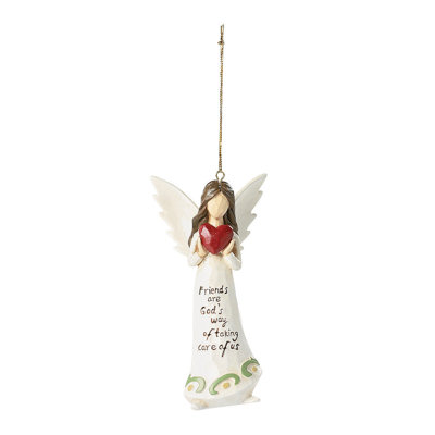 Ornement suspendu en forme d'ange Friends Are God Way