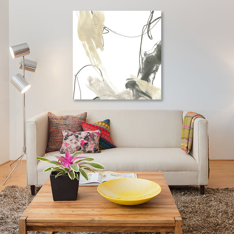 « monochrome momentum ii », impression sur toile, H 12 po x l 12 po x P 0,75 po, Toile tendue, Pas de tapis