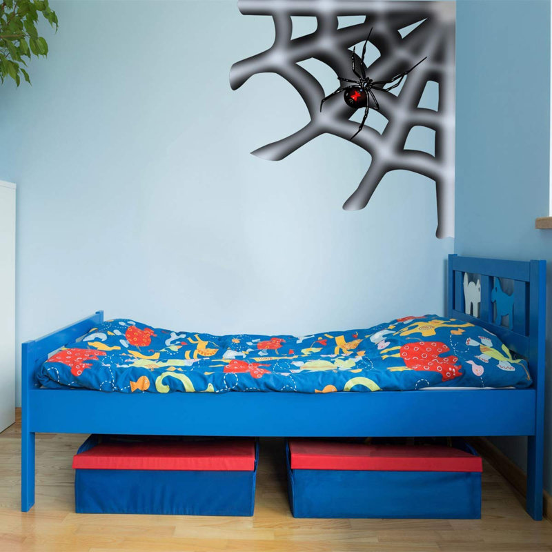 Décalcomanie murale veuve web Watchman, H 39 po x l 36 po