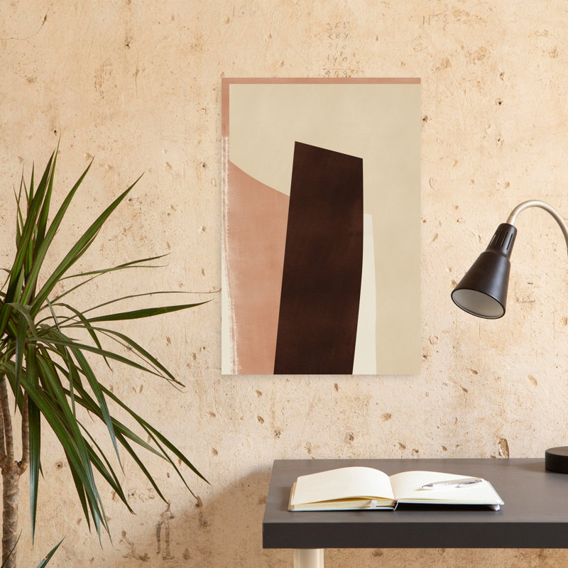 Contemporary Art Abstract Contemporary Geometric Art by Little Dean - Wrapped Canvas Print, 60.96 cm H x 40.64 cm W