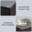 Garden Furniture Set, PE Outdoor Corner Sofa Couch