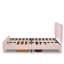 Aykah Privé With Sleek Lined Platform Bed Upholstered Bed-442089889-442089895