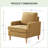 Accent Chair With Solid Wood Legs-116817610