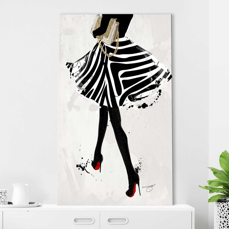 «Walk Away 3» par By Jodi - impression, Toile tendue, H 40 po x l 24 po x P 1,5 po