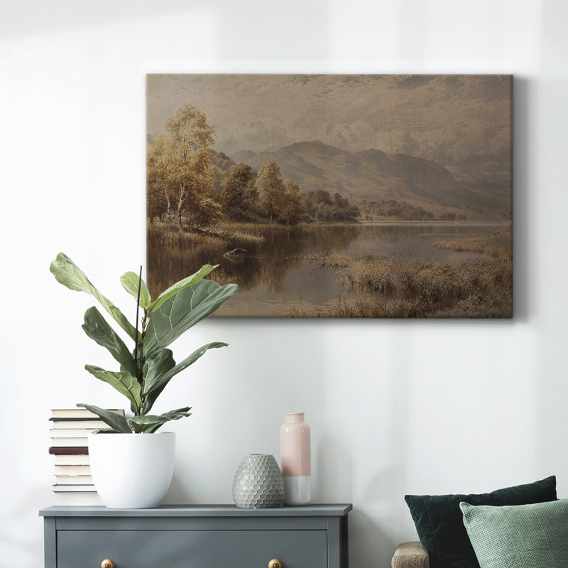 Vintage Landscape-DCLI, reproduction d'art sur toile, H 9 po x l 13 po